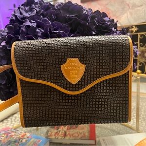 Ted Lapidus Monogram Leather Bag